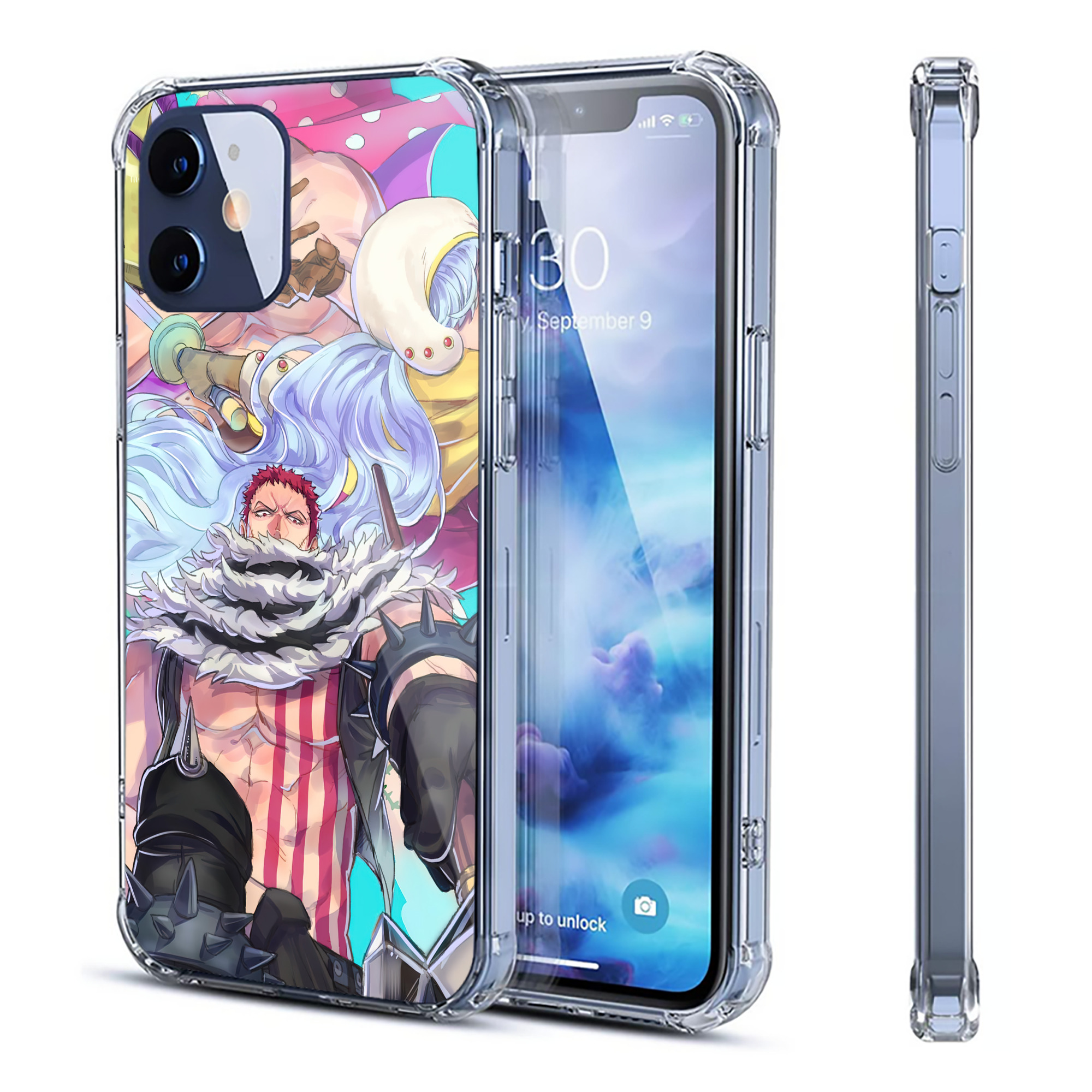 （画像用） ワンピース ONE PIECE 【iPhone 12シリーズ対応】透明スマホケース（クリアソフトケース）